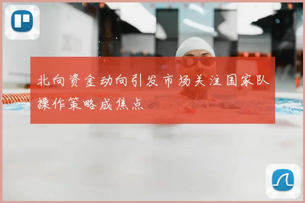 北向资金动向引发市场关注国家队操作策略成焦点